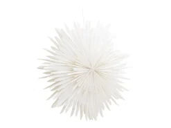 Estrella de Navidad Sälen con colgante de papel luminoso Ø80cm color blanco.