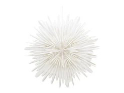 Estrella de Navidad Sälen con colgante de papel luminoso Ø80cm color blanco.