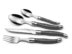 Estuche de 24 piezas Colección Gris Rustic Lou Laguiole