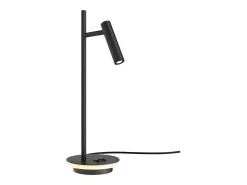 Outlet Maytoni Estudo Lámpara de mesa LED integrada negra Negro