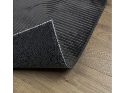 Best Garden Furniture Everlyn Alfombra pelo corto look escandinavo IZA antracita 160x230 cm Gris antracita