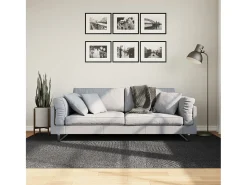 Best Garden Furniture Everlyn Alfombra pelo corto look escandinavo IZA antracita 160x230 cm Gris antracita