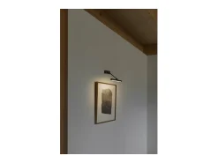Faro Barcelona Aplique Para Pared^- Lámpara de pared Magritte 300, LED de 6 W, 3000 K, regulable, para cuadros, 380 lm, níquel Amarillo