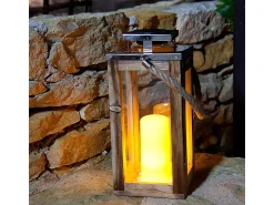 Sale Lumisky Farol solar decorativo H28CM OAKY Color natural claro