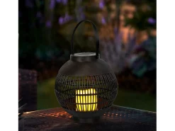 Discount 7H SEVENON Farol Solar LED Exterior Redondo Marrón 3000K 7hSevenOn Outdoor Marru00f3n