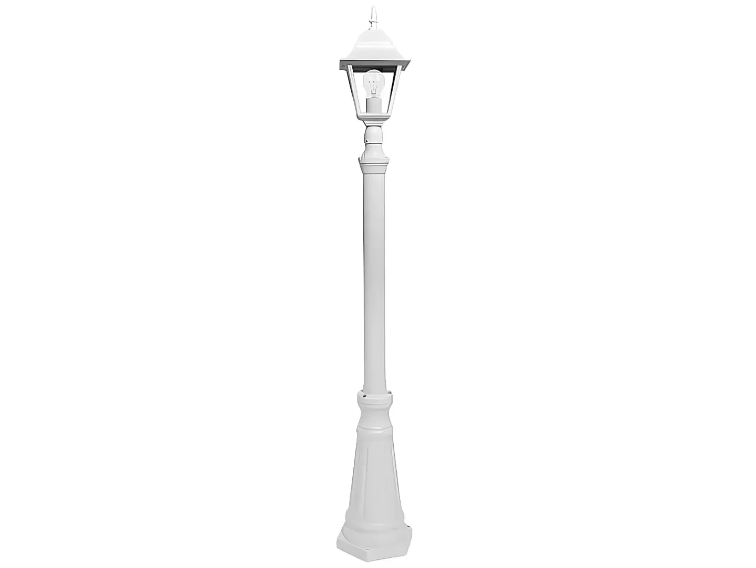 AKUNADECOR Farola De Exterior En Aluminio Spica En Ip44 Blanco