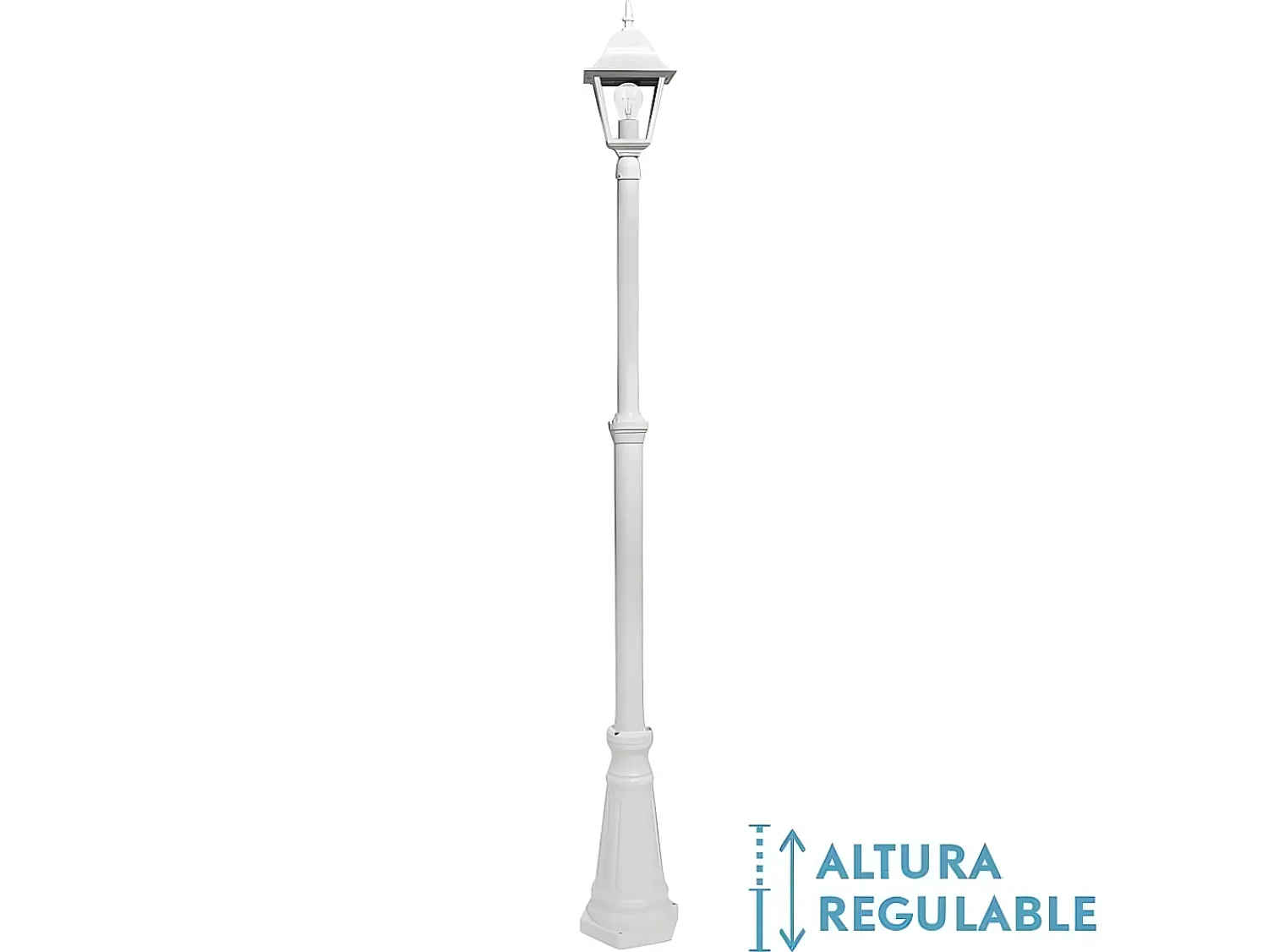 AKUNADECOR Farola De Exterior En Aluminio Spica En Ip44 Blanco