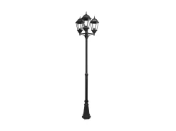 AKUNADECOR Iluminación Exterior^Farola De Exterior Regulus Regulable En Altura Ip44 Negro