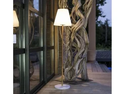 Lumisky Iluminación Exterior^farola solar H150CM WOOD Beige