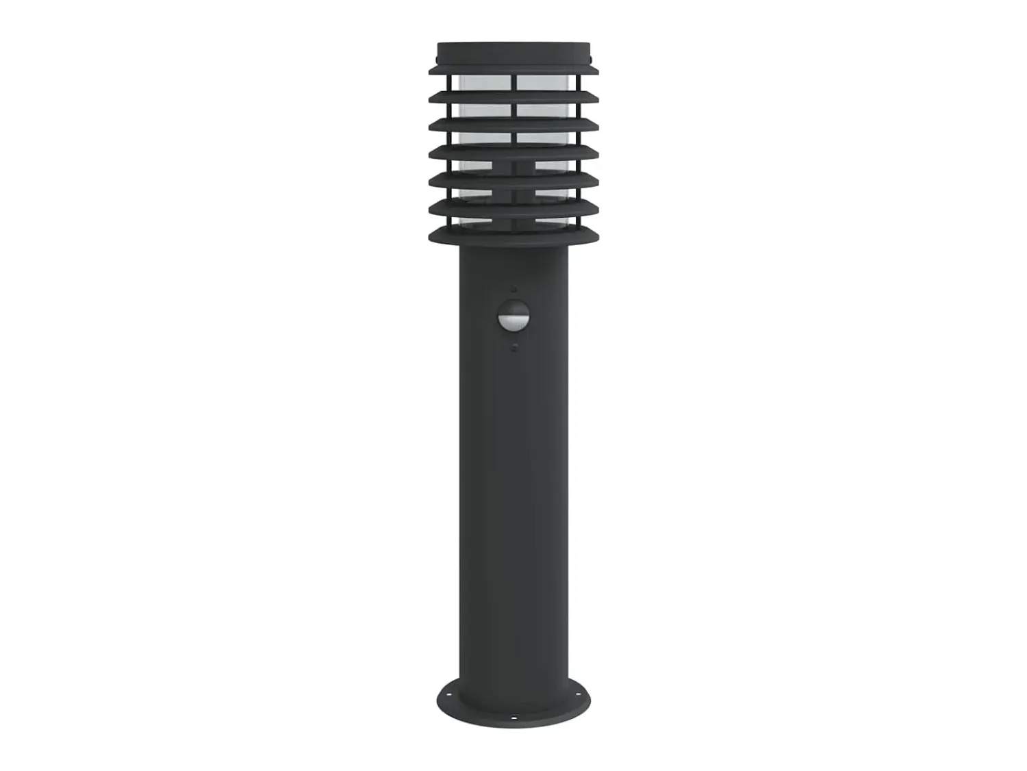 Best Helloshop26 Farolas y sensores para exterior 3 piezas acero inoxidable negro 02_0042574 Gris