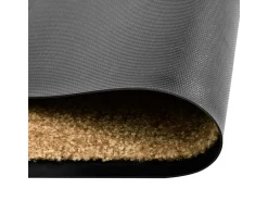 Felpudo Lavable Crema 90x120 cm Interior/Exterior PVC Antideslizante
