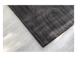 Outlet ebuy24 Felpudo Nora 80x50cm gris oscuro. Gris antracita