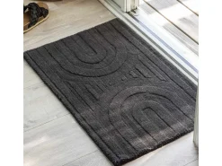 Outlet ebuy24 Felpudo Nora 80x50cm gris oscuro. Gris antracita