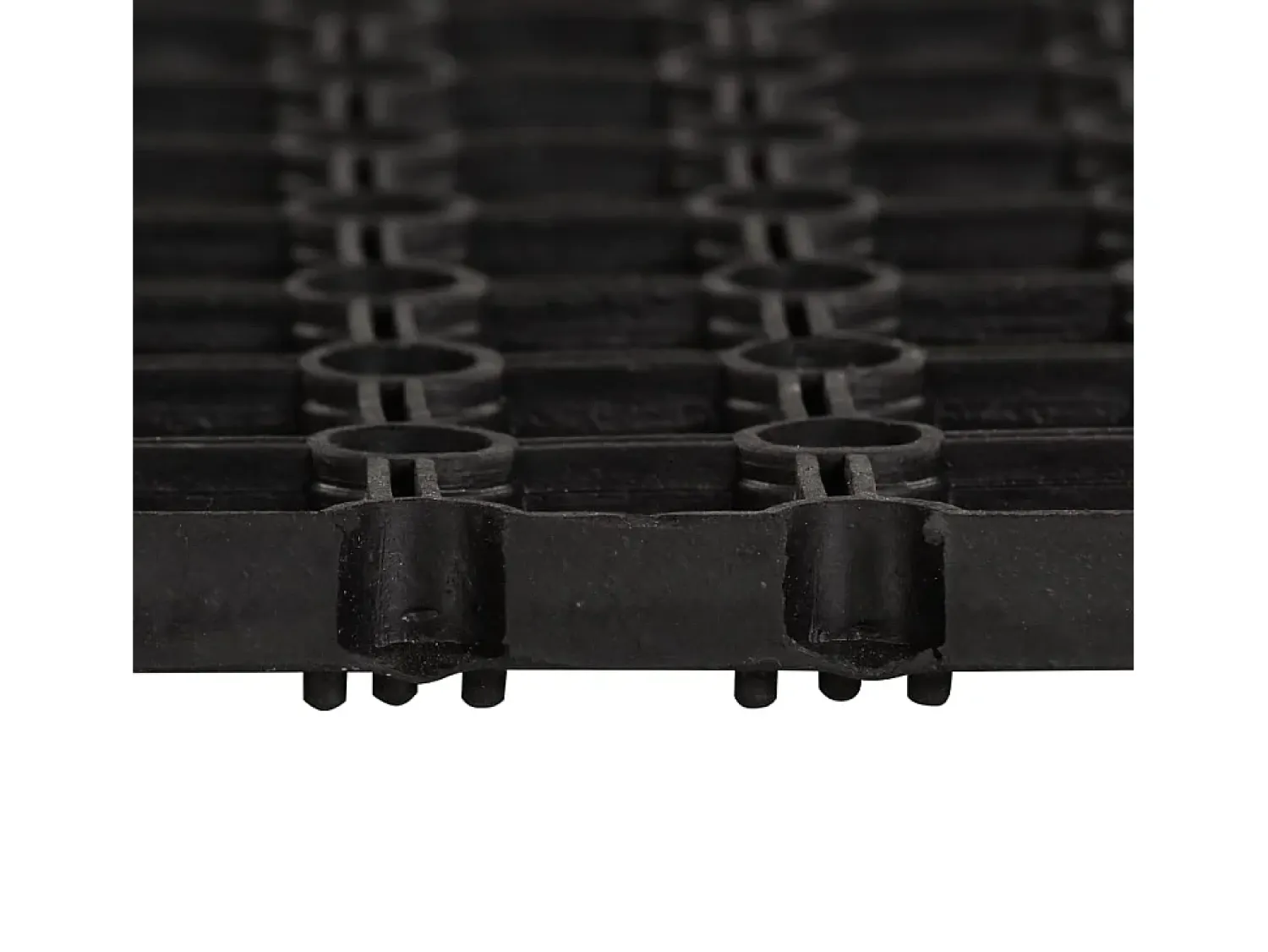 Hot Felpudo rectangular de goma 40x60 cm ES962253 Negro
