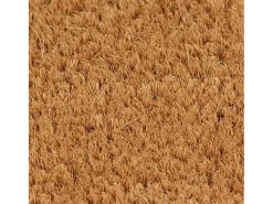 Felpudo semicircular de fibra de coco natural 60x90 cm ES499734