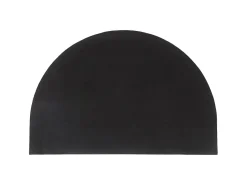 Outlet Felpudo semicircular de fibra de coco natural 60x90 cm ES786191 Marru00f3n