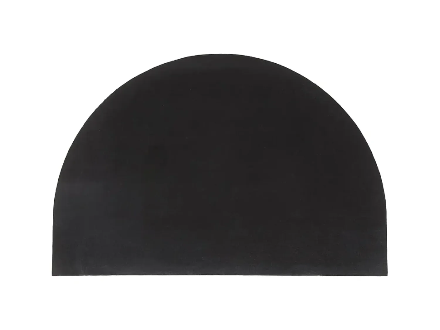 Outlet Felpudo semicircular de fibra de coco natural 60x90 cm ES786191 Marru00f3n