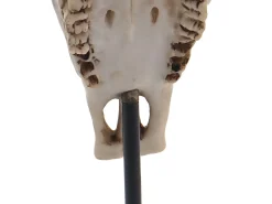 Figura decorativa de pie cráneo de vaca MCW-D30
