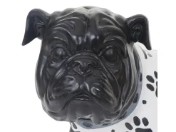 Clearance MCW Figurita decorativa de bulldog Negro