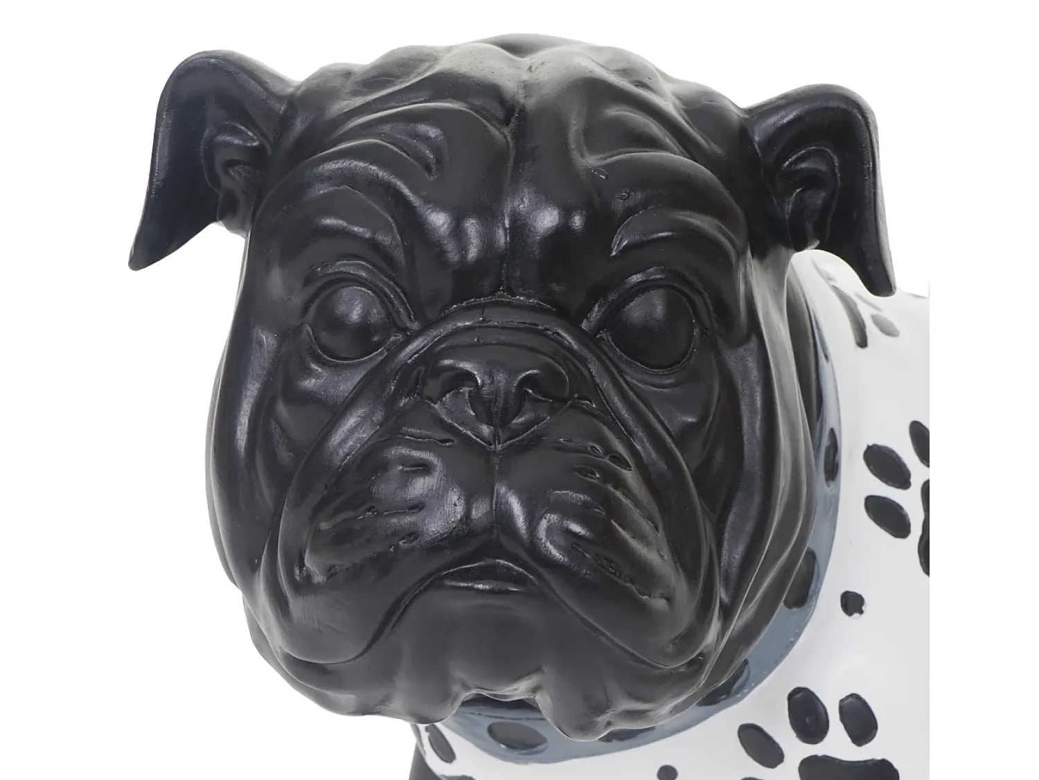 Clearance MCW Figurita decorativa de bulldog Negro