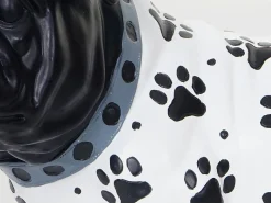Clearance MCW Figurita decorativa de bulldog Negro