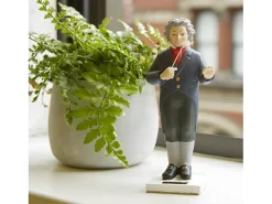 Kikkerland Estatua^Figurita solar beethoven Multicolor