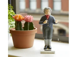 Kikkerland Estatua^Figurita solar beethoven Multicolor