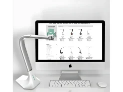 AKUNADECOR Lámpara De Mesa^Flexo Andalucita 7w 3 Intensidad Tactil Blanco
