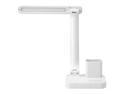 AKUNADECOR Lámpara De Mesa^Flexo Bosco De 6 W 450lm Intensidad Regulable Portalapiz Plegable Blanco