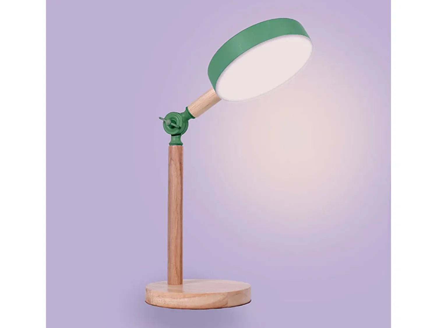 Lámpara De Pie^Flexo Luppa Bel Air inclinación regulable luz LED verde/natural Ø15x48,5 cm Gris