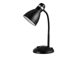 Flexo Para Mesa De Estudio Modelo Lazulita De Una Luz, En Acabado Negro