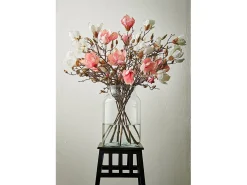 Flor artificial de Poliéster - 23 x 7 x 88 - Rosa claro - MAGNOLIA