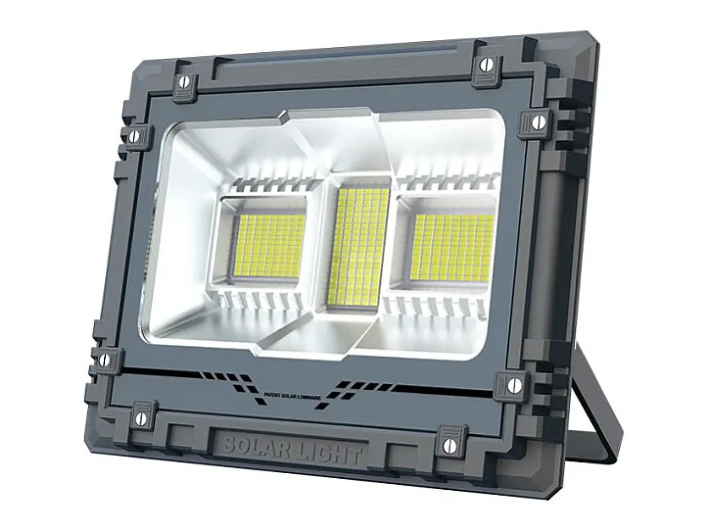 Foco con panel solar proyector LED Bluetooth Toscor L