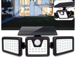 Best Lumisky Foco con sensor solar 700LM FALCON Negro