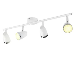 Foco de techo LED NETTLIFE 4 bombillas moderno 4W blanco cálido 3000K