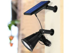 Lumisky Iluminación Exterior^Foco solar 200LM SPIKY Negro