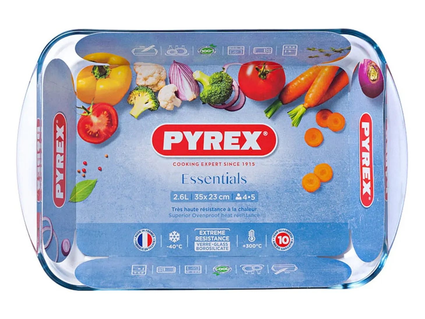 Fuente Cook&Enjoy Pyrex para horno con asas 6x35x23 cm