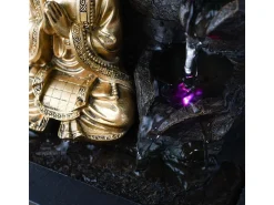 Outlet Zen Light Fuente de Buda LED Shira Negro