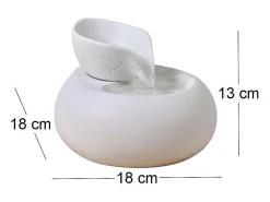 Clearance Zen Arôme Fuente de diseño cerámico Toby Blanco