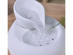 Clearance Zen Arôme Fuente de diseño cerámico Toby Blanco