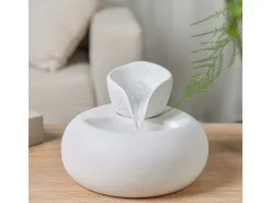 Clearance Zen Arôme Fuente de diseño cerámico Toby Blanco