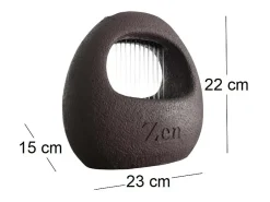 Fuente de resina Zen Cesta