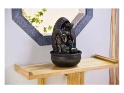 Clearance Zen Light Fuente LED de interior del Buda de Krishna Negro