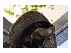 Clearance Zen Light Fuente LED de interior del Buda de Krishna Negro