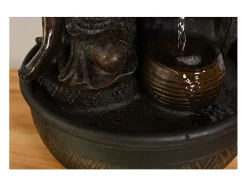 Clearance Zen Light Fuente LED de interior del Buda de Krishna Negro