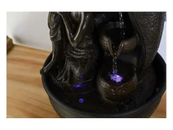 Clearance Zen Light Fuente LED de interior del Buda de Krishna Negro