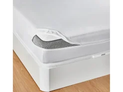 Outlet PIKOLIN Funda Colchón Rizo con Aloe Vera Transpirable 135x200cm Home Blanco