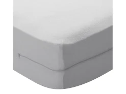 Outlet PIKOLIN Funda Colchón Rizo con Aloe Vera Transpirable 135x200cm Home Blanco