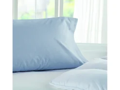PIKOLIN Funda de almohada 100% algodón 140 hilos 150x40cm Marru00f3n