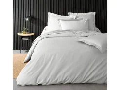 Funda de Almohada de Algodón Percal 85x185cm Blanco Certificado Oeko-Tex